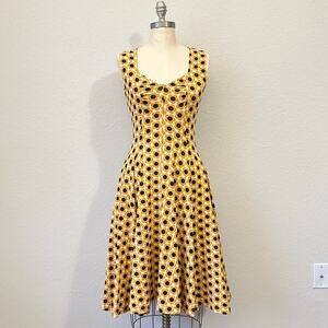 EFFIE'S HEART The Desired Dress Yellow Tournesol Sleeveless Boho Party